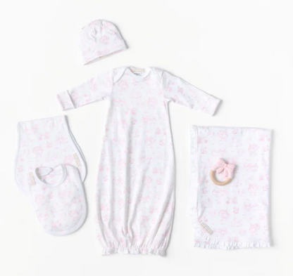 TBBC Burp Me Bib Sir Propers Sweet Arrival (Pink or Blue)