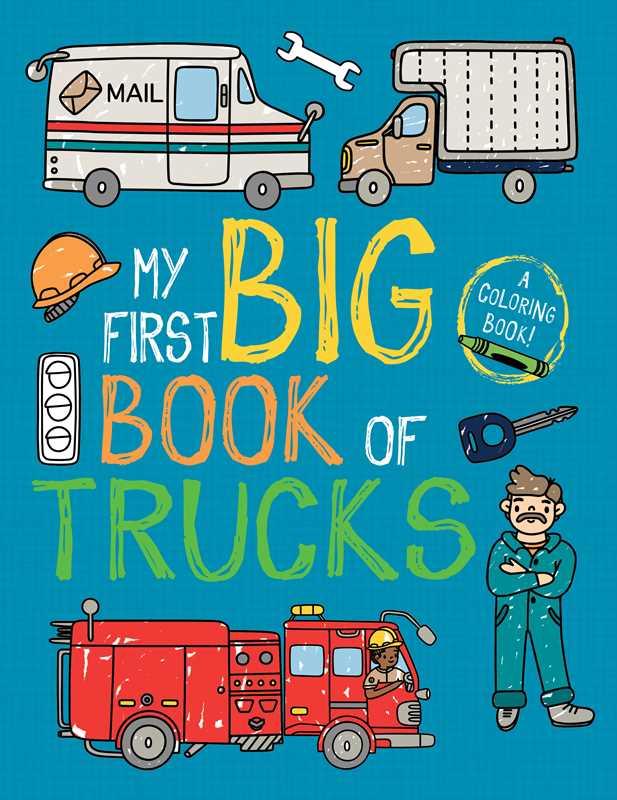 My First Big Book of Trucks - Coloring Book