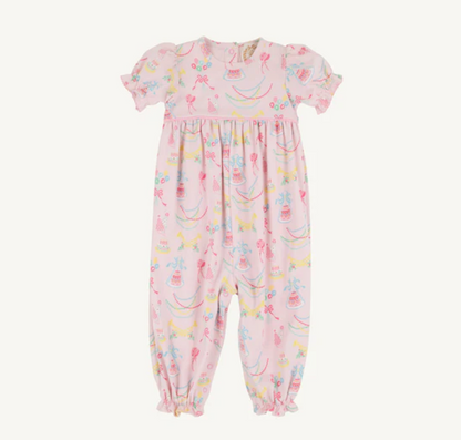 TBBC SS Britt Romper Golden Birthday - Pima