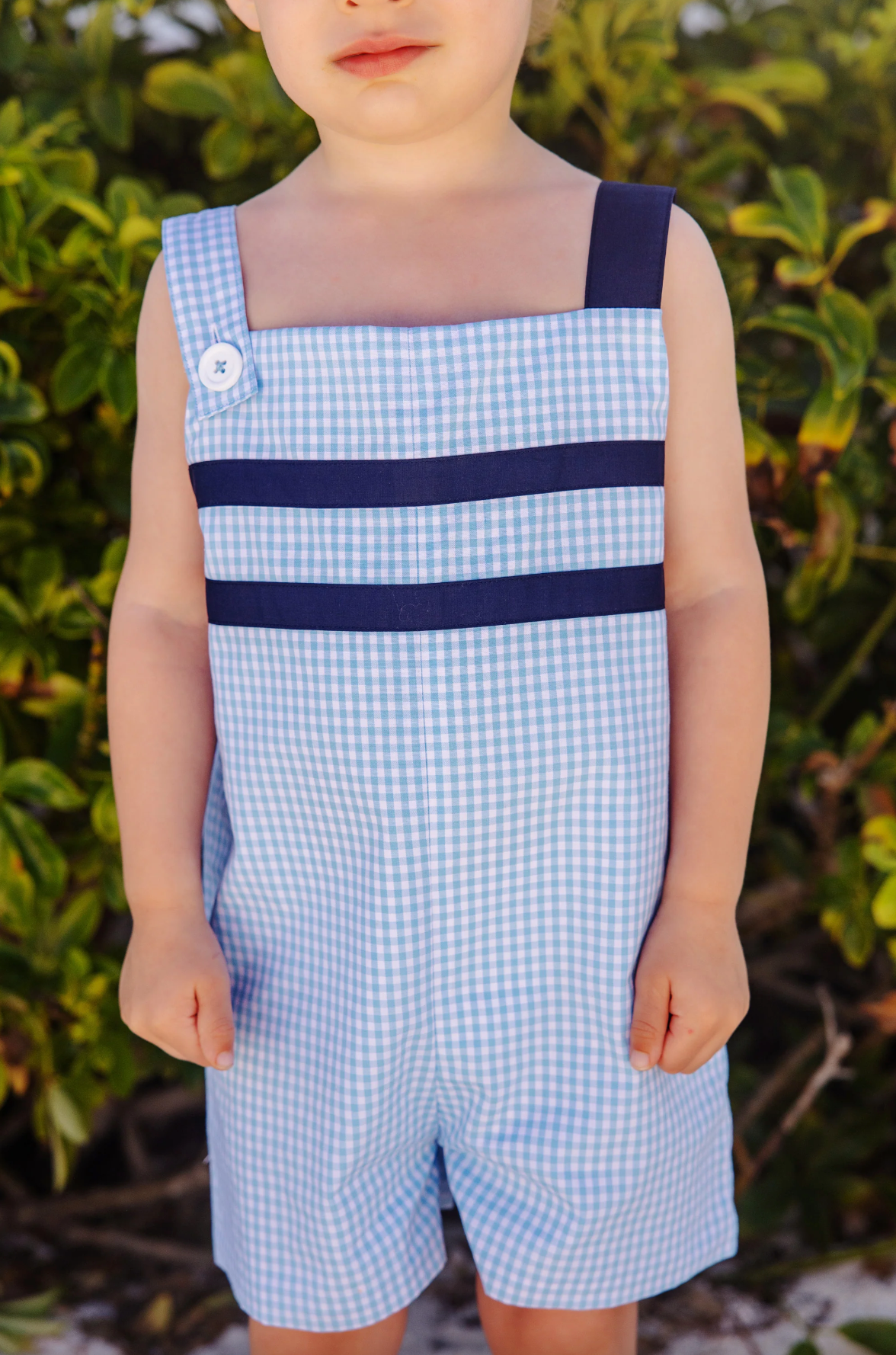 TBBC Teddy's Jon Jon Brookline Blue Mini Gingham / Navy