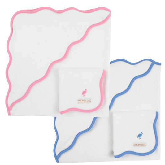 TBBC Rub-A-Dub Gift Set Worth Ave White with Color Trim