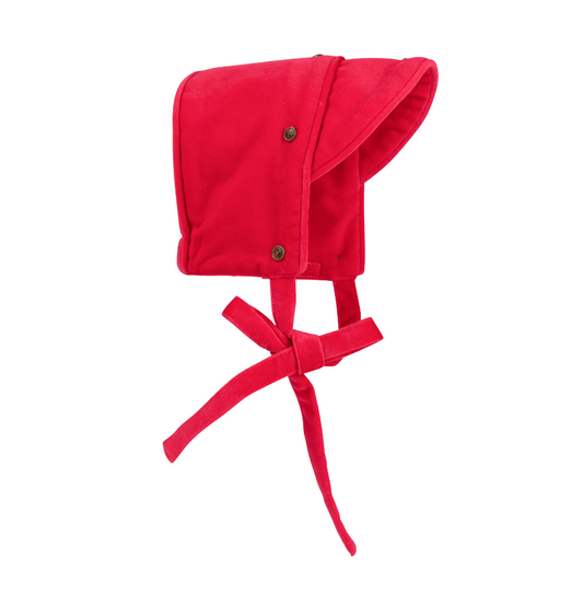 TBBC Barringer Bonnet Velveteen Richmond Red