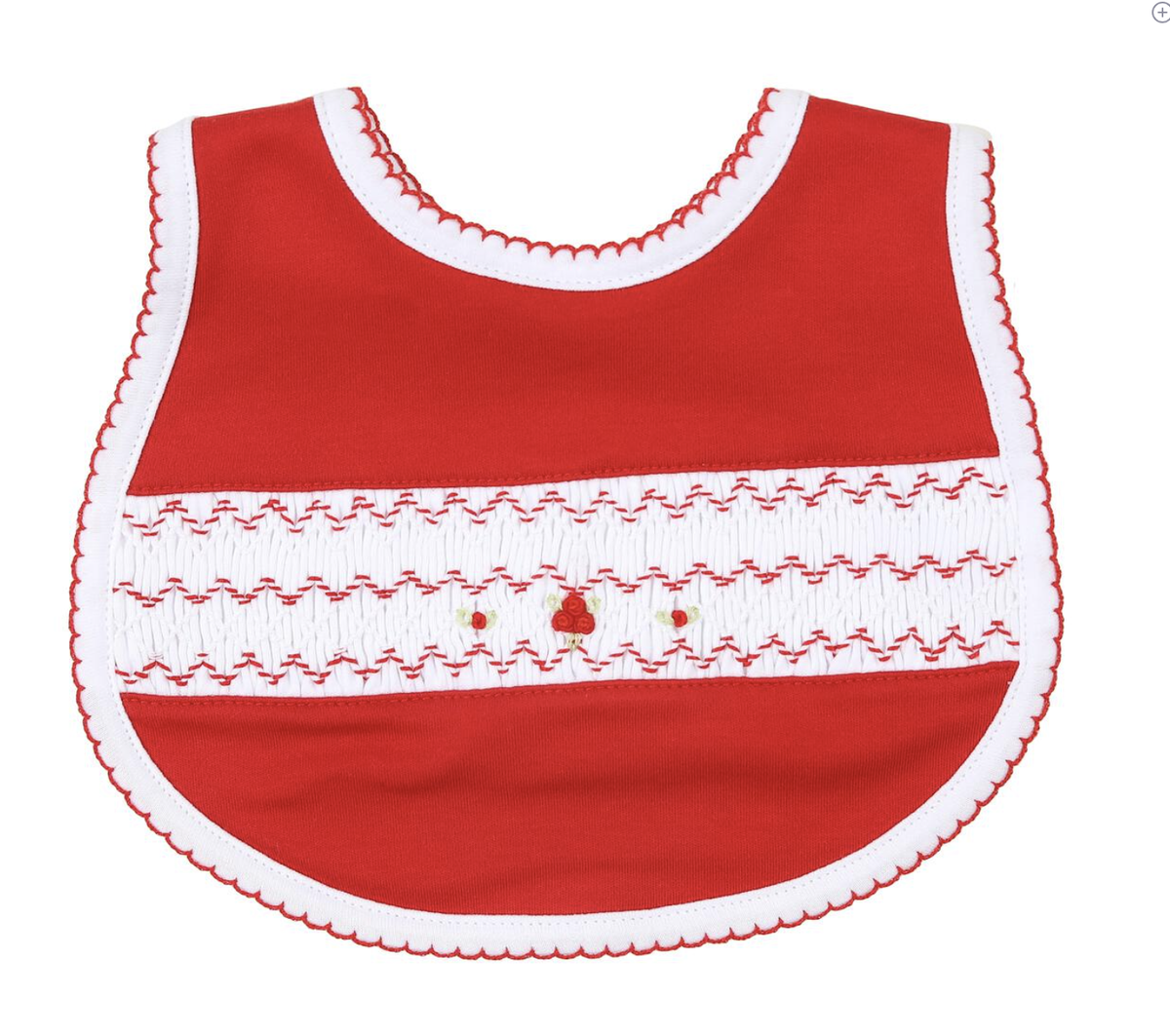 MB Clara & Cotton Smocked Girl Bib