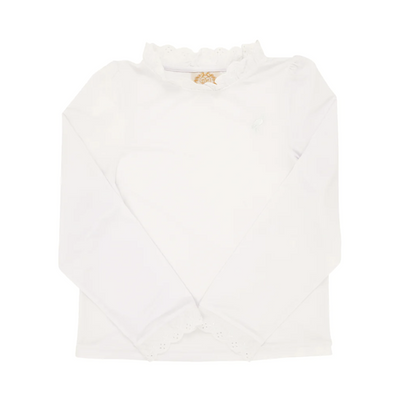 TBBC Winnies Wave Spotter Swim Shirt UPF Worth Ave White