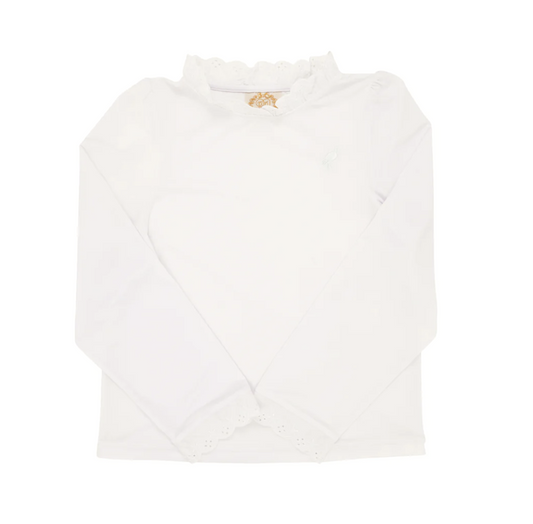 TBBC Winnies Wave Spotter Swim Shirt UPF Worth Ave White