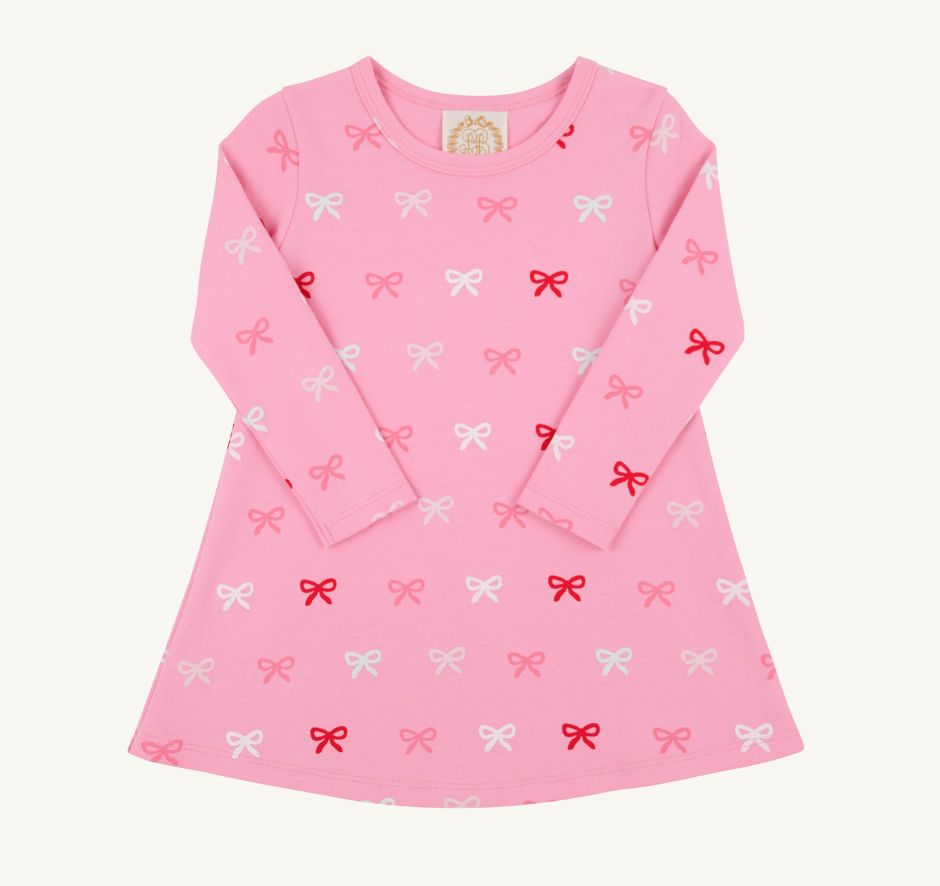 TBBC Bitty Bows LS Polly Play Dress(HHP)