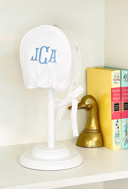 TBBC Barringer Bonnet Worth Avenue White Broadcloth