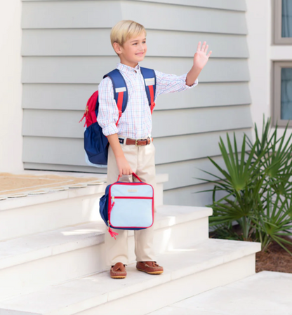 TBBC Leighton Lunch Box Buckhead Blue/ Richmond Red/ Nantucket