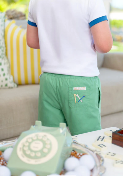 TBBC Sheffield Shorts Golf Flag Gibson Island Green