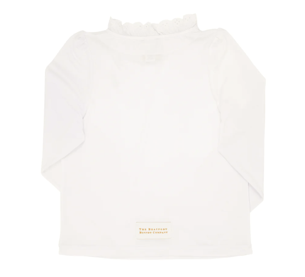 TBBC Winnies Wave Spotter Swim Shirt UPF Worth Ave White