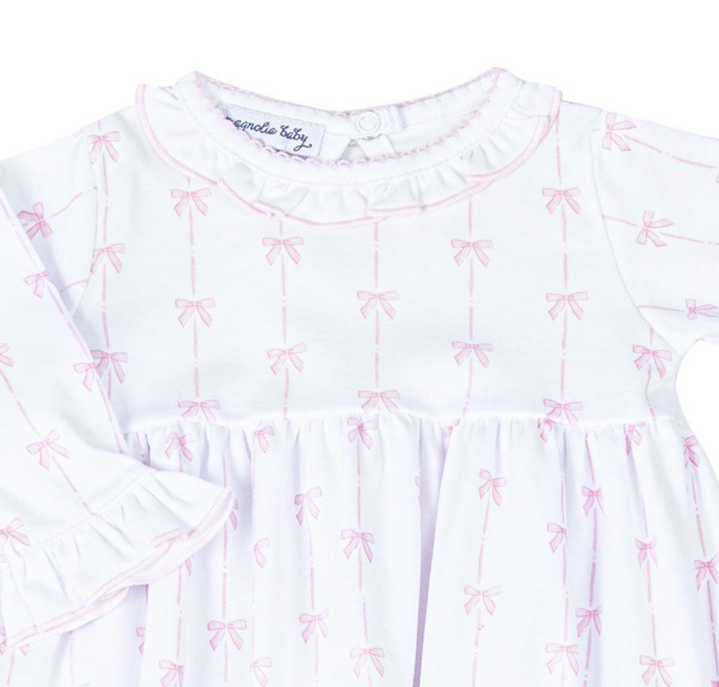 MB Amelia's Classics Pink Ruffle Gathered Gown