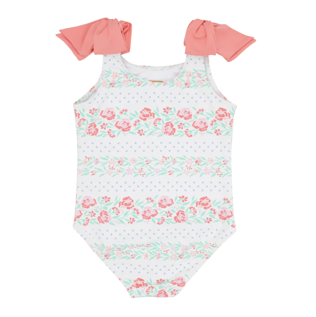 TBBC Edisto Beach Bathing Suit Gasparilla Garlands/ Parrot Cay Coral