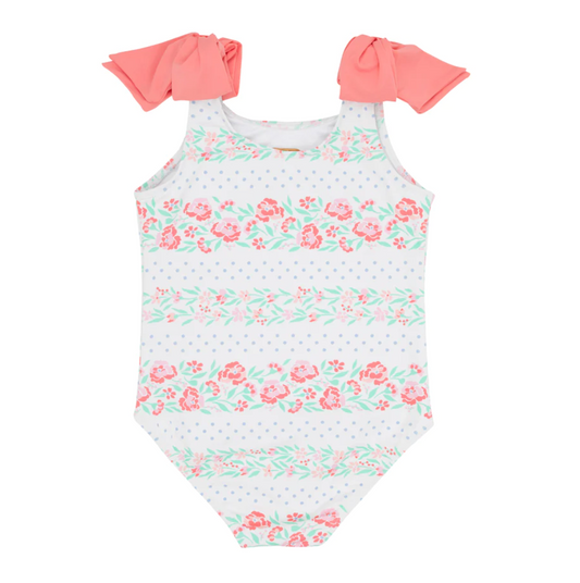 TBBC Edisto Beach Bathing Suit Gasparilla Garlands/ Parrot Cay Coral