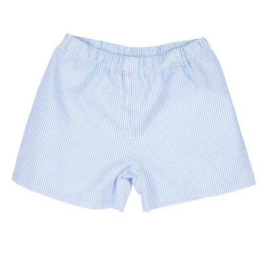 TBBC Shelton Shorts Seersucker Breakers Blue