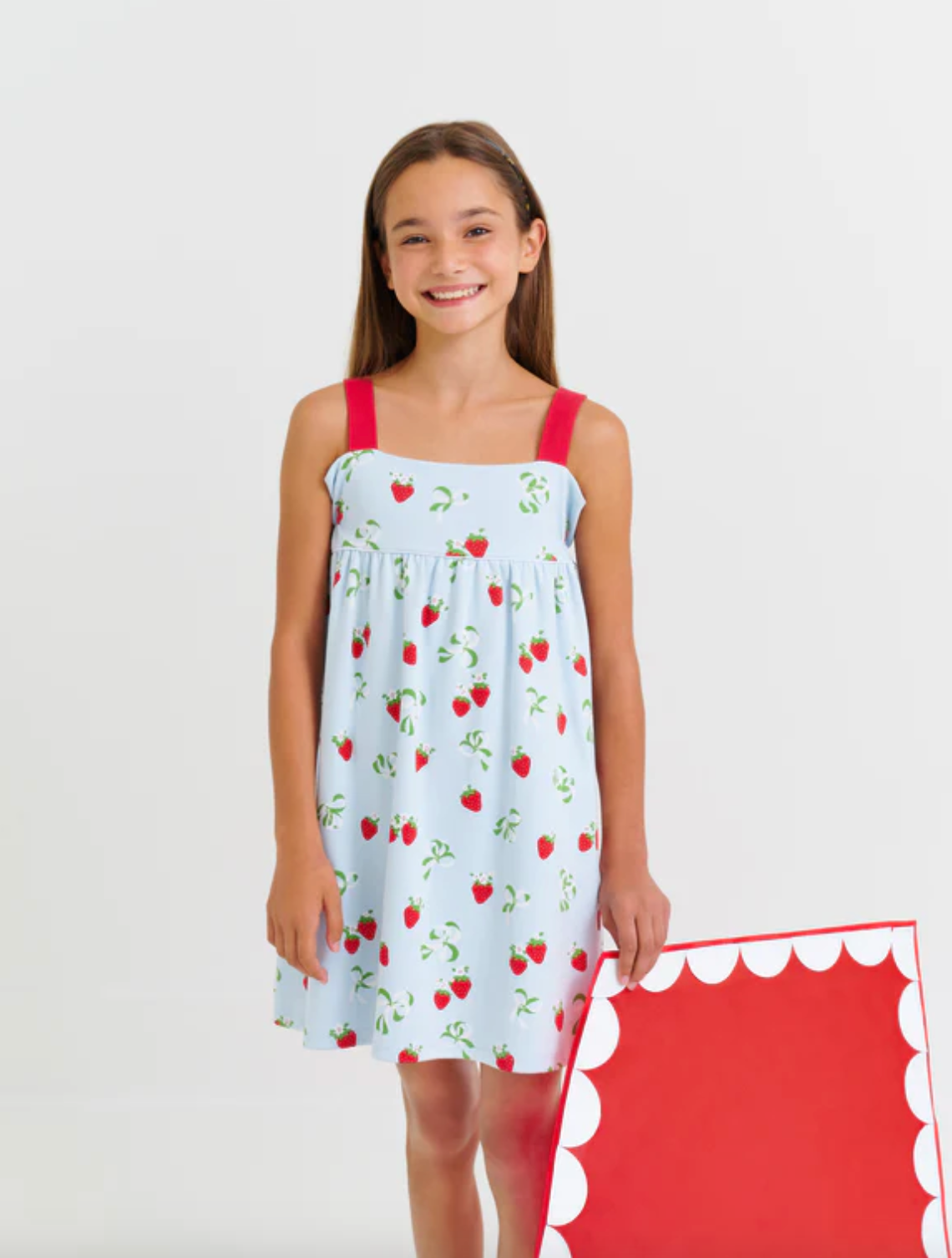 TBBC Millie Day Dress Bow & Berry BHB Pima