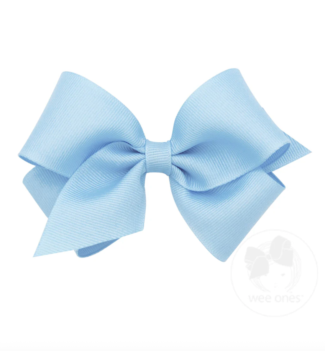 Small Classic Grosgrain Hair Bow (Plain Wrap)  Wee Ones