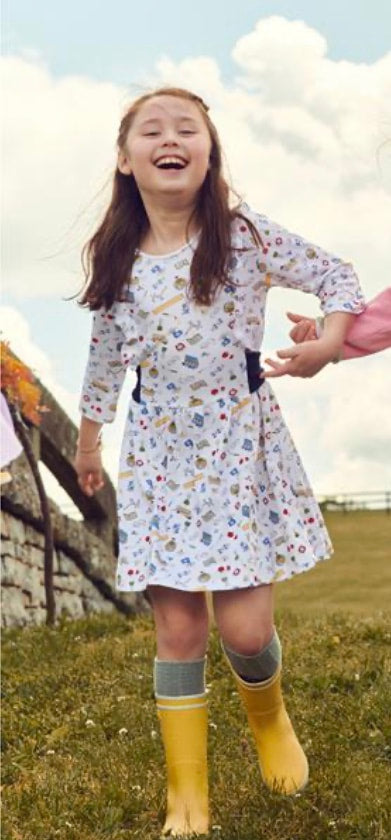 Bella Bliss Smarty Pants Pima Celeste Dress