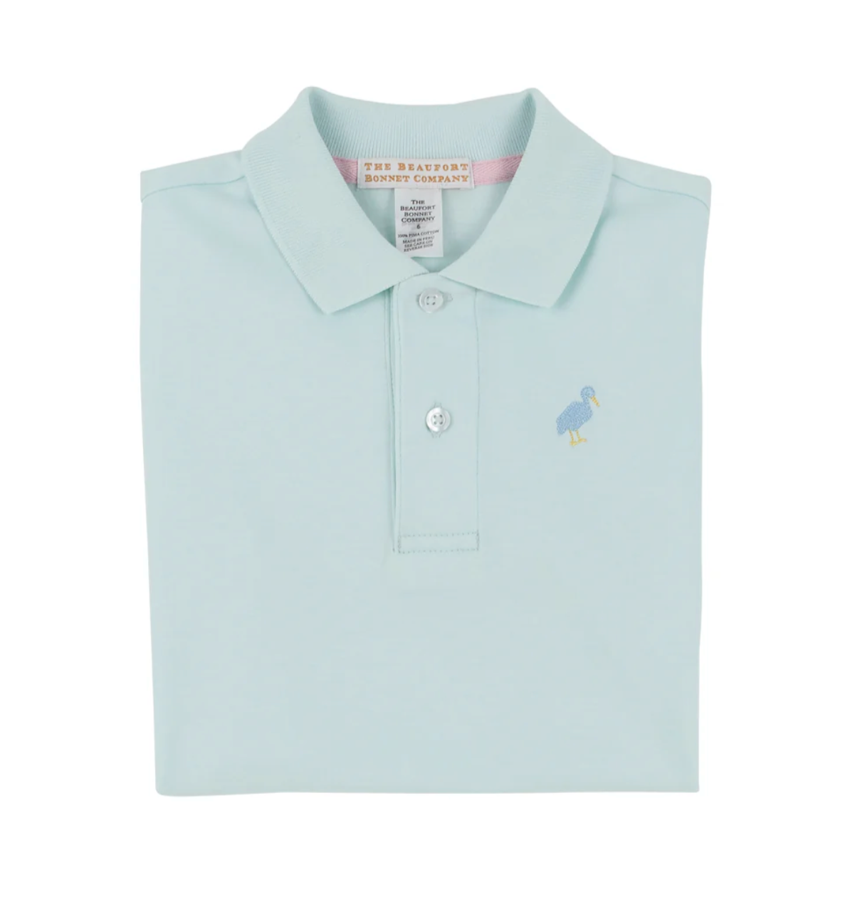 TBBC Prim & Proper Polo Sea Island Seafoam / Beale St. Blue Multicolor Stork