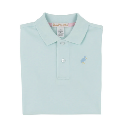 TBBC Prim & Proper Polo Sea Island Seafoam / Beale St. Blue Multicolor Stork