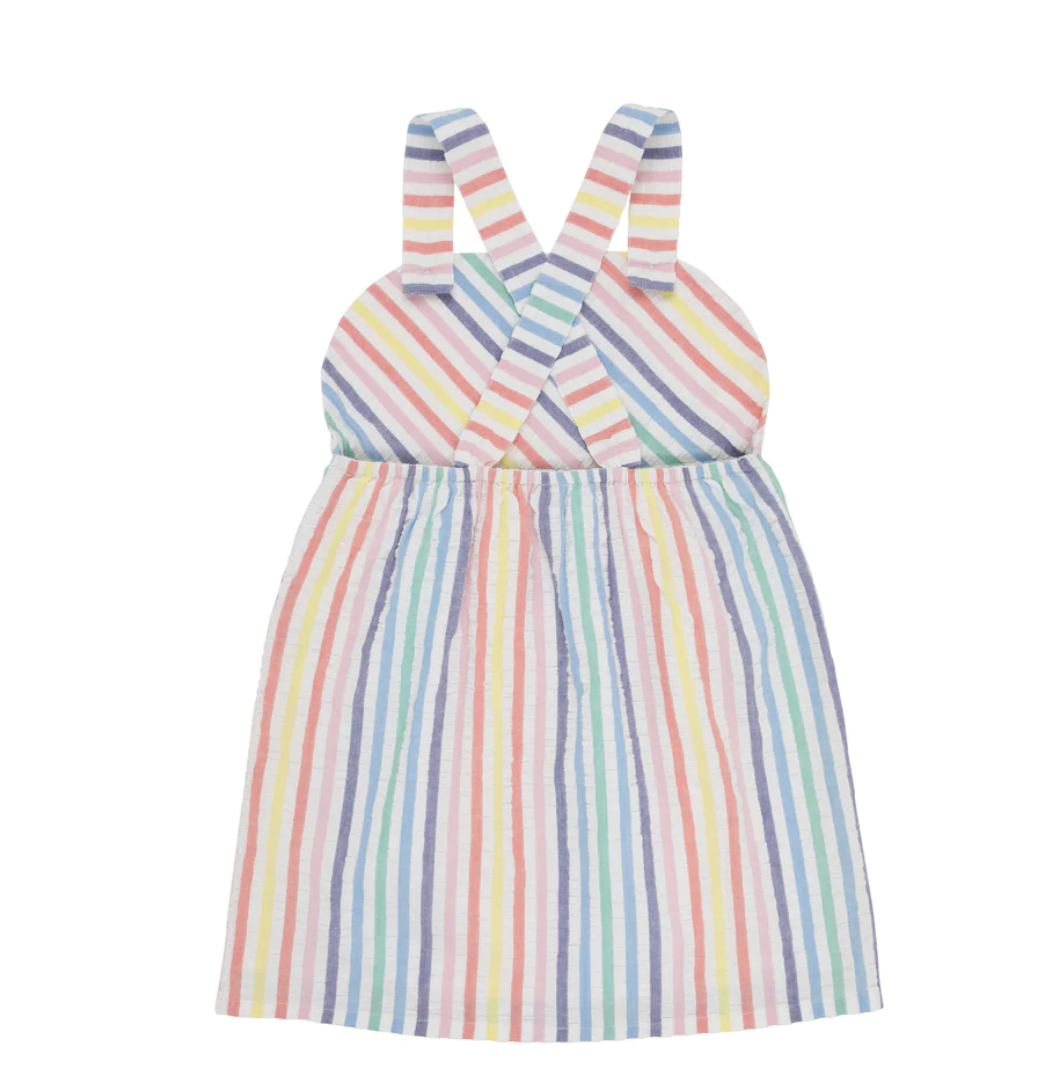 TBBC Ruthie Day Dress- Seersucker Happy Hues Seersucker/ Beale St. Blue