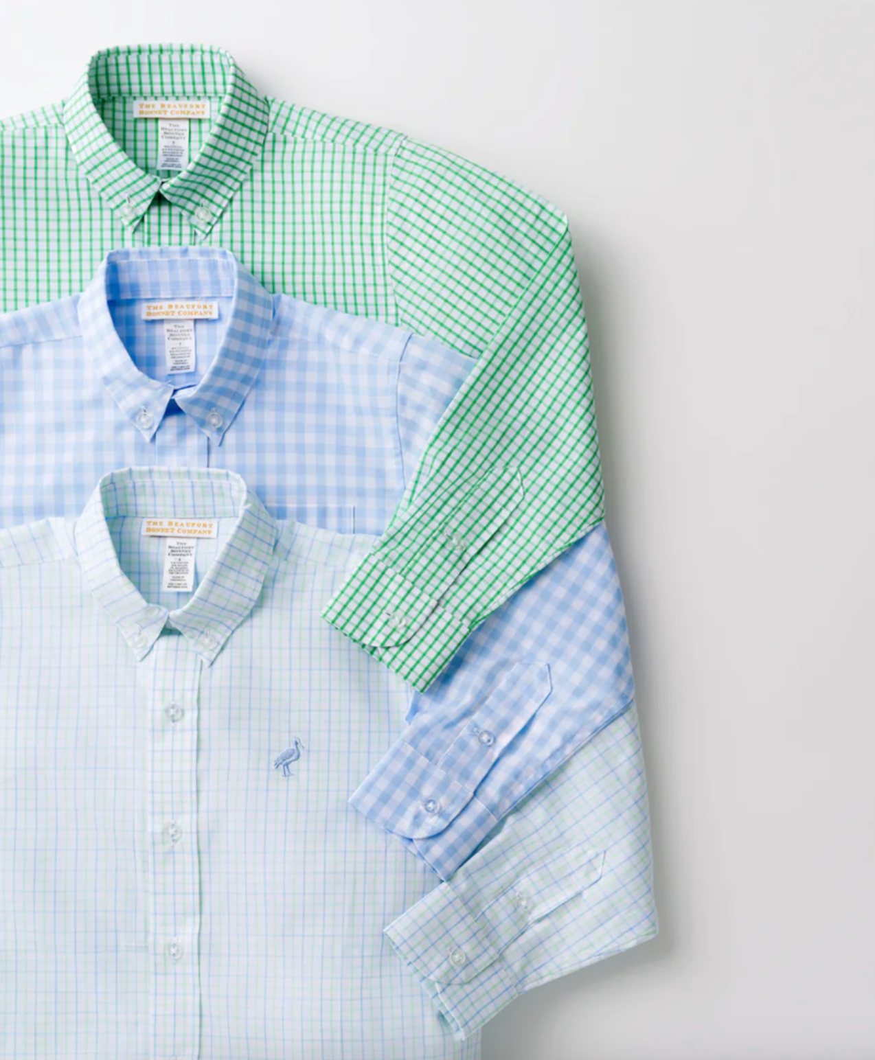 TBBC Dean's List Dress Shirt Kelly Windowpane