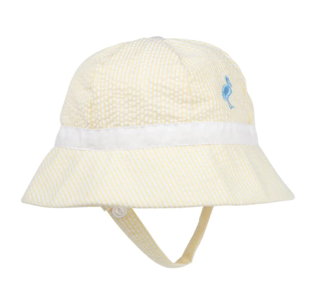 TBBC Henrys Boating Bucket Seaside Sunny Yellow Seersucker/WAW
