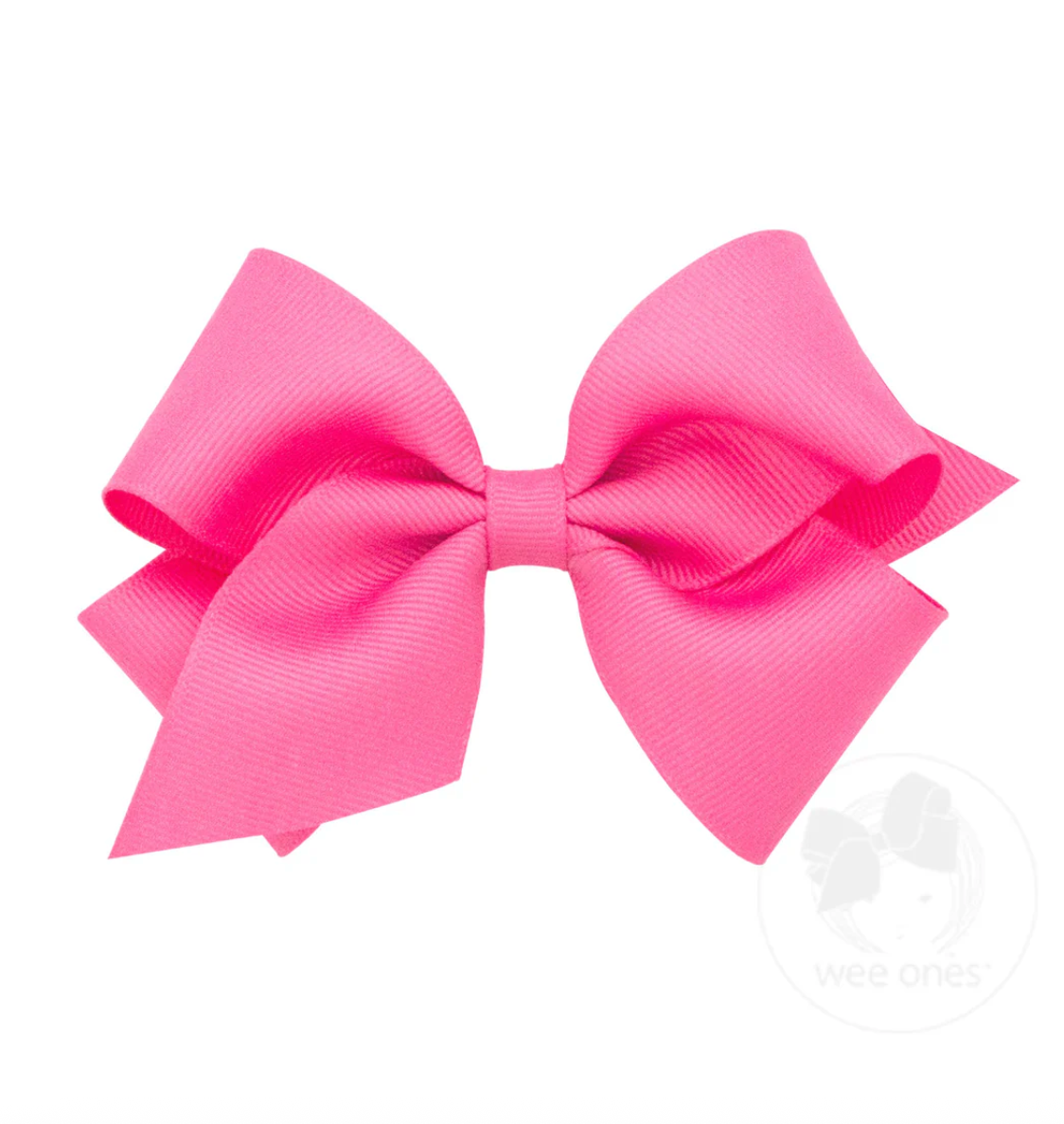 Small Classic Grosgrain Hair Bow (Plain Wrap)  Wee Ones