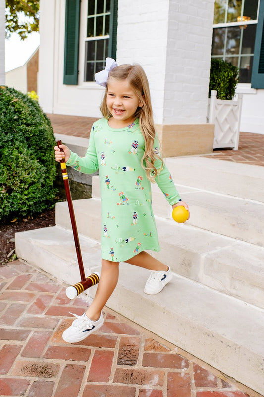 TBBC LS Polly Play Dress Hart's Croquet Soiree