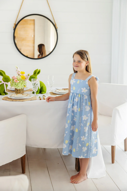 TBBC Macie Midi Dress Water Street Wisteria with BHB Gingham