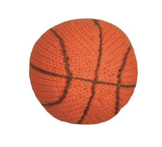 Bill the Basketball Knit Rattle