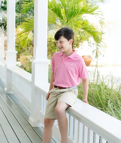 TBBC Prim & Proper Polo Hamptons Hot Pink with BHB Stork