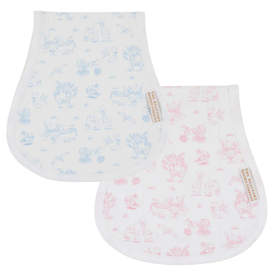 TBBC Oopsie Daisy Burp Cloth Sir Propers Sweet Arrival (Pink or Blue)