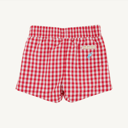 TBBC Sheffield Shorts Richmond Red Gingham (Belhaven Blue Stork)
