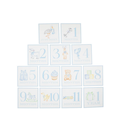 TBBC Sir Proper's Month Markers Buckhead Blue