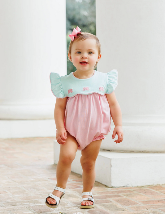 JB French Knot Bow Scallop Bubble