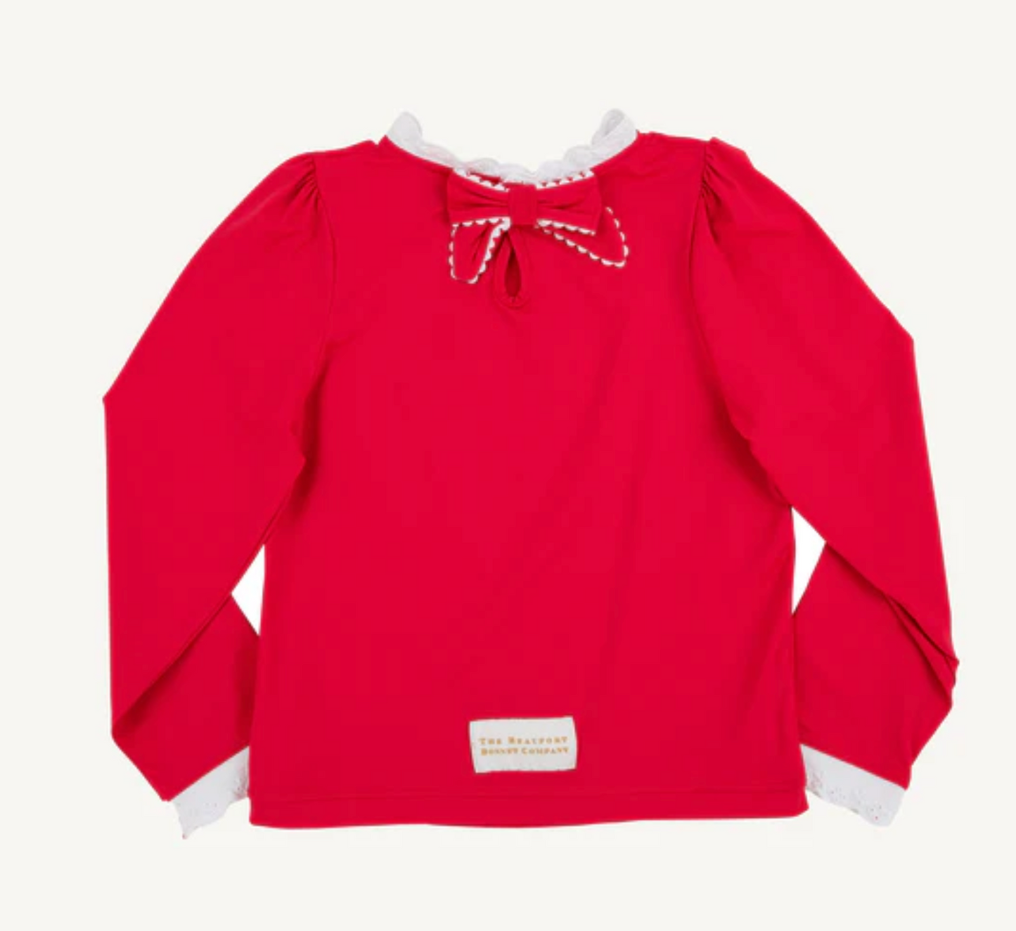 TBBC Winnie's Wave Spotter Shirt Richmond Red UPF Keyhole