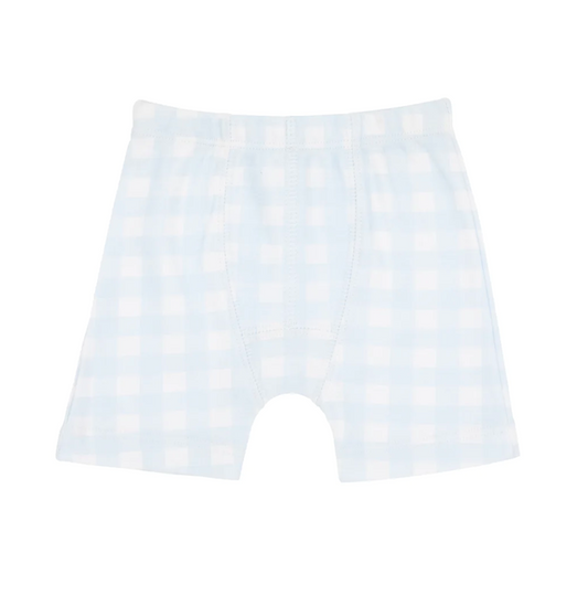 TBBC Theodores Underthings Buckhead Blue Gingham/ Worth Ave White