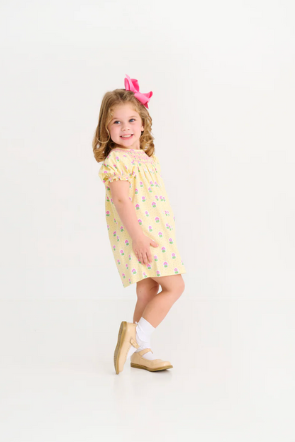 TBBC Fairway Floral Sandy Smocked Dress
