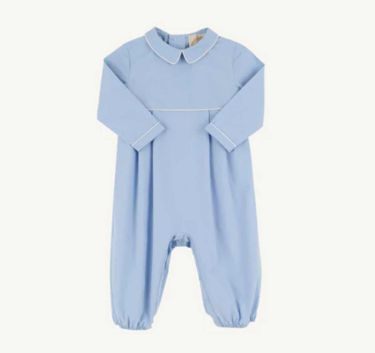 TBBC LS Bradford Romper Beale St. Blue Broadcloth