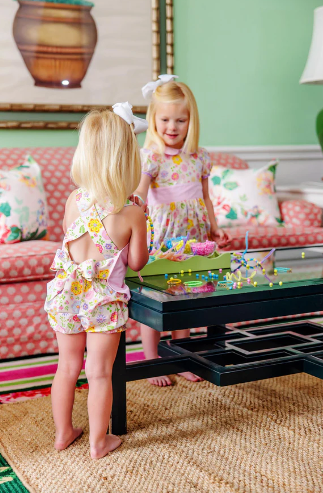 TBBC Cindy Lou Sash Dress Boca Grande Begonia