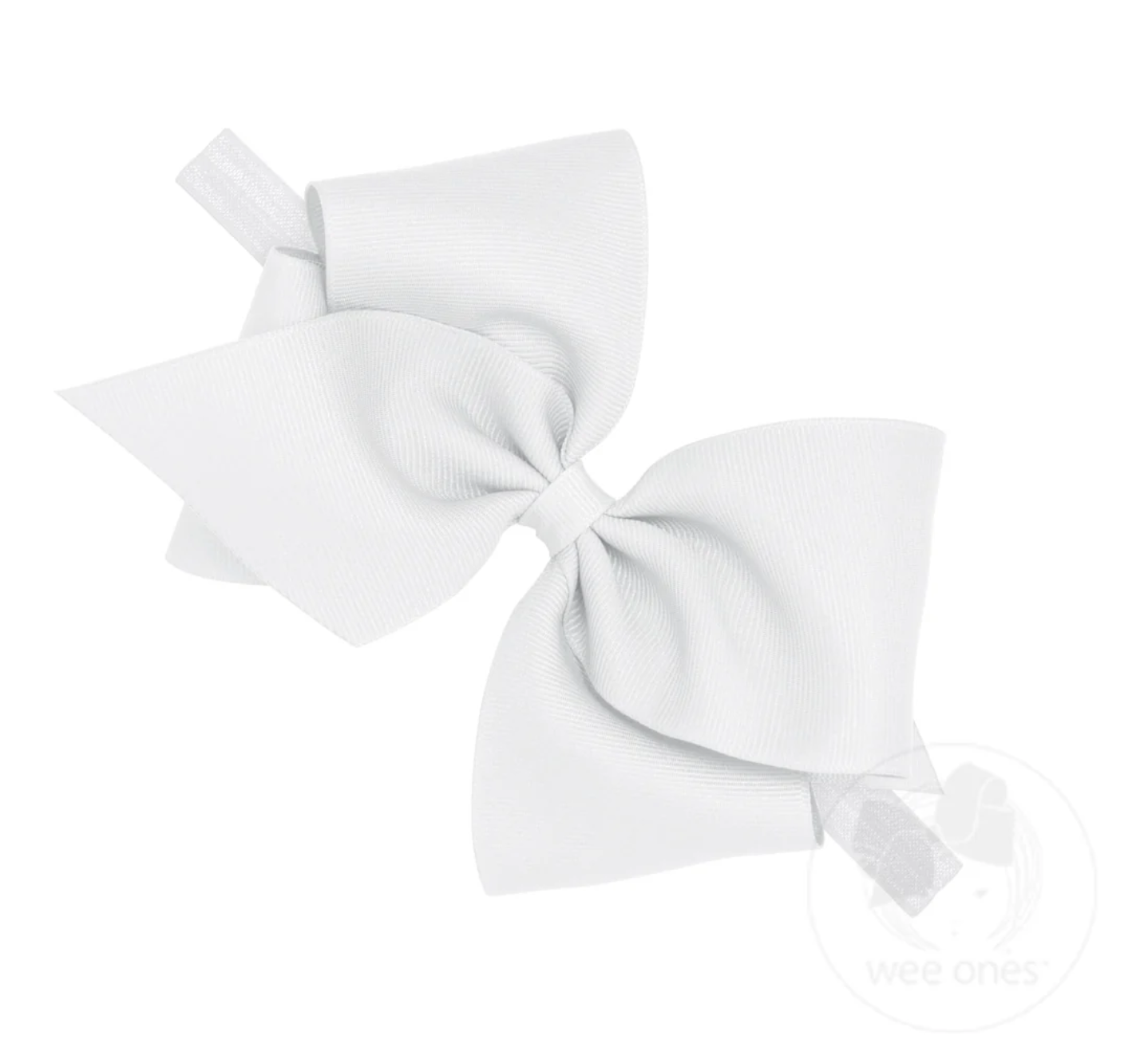 Mini King Classic Grosgrain Bow on Baby Band Wee Ones