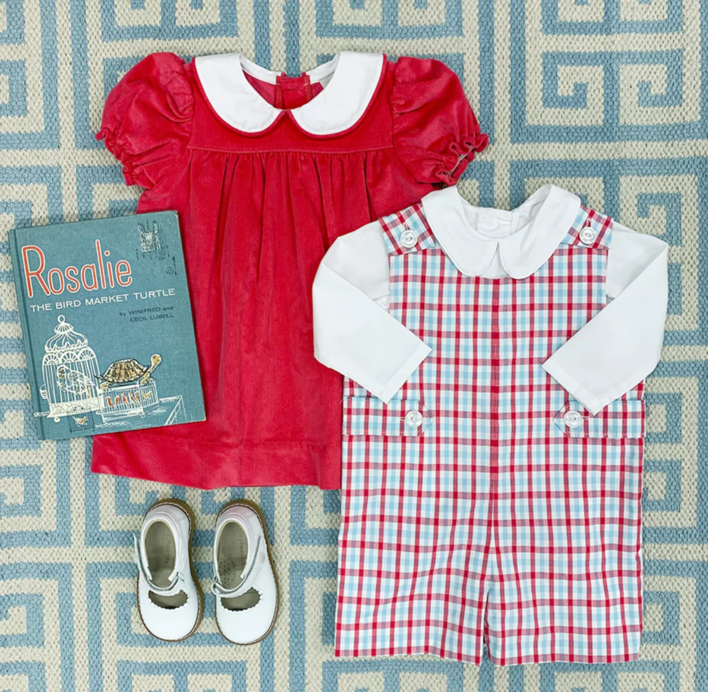 TBBC Peter Pan Collar Shirt/Onesie (Broadcloth) - Worth Ave White