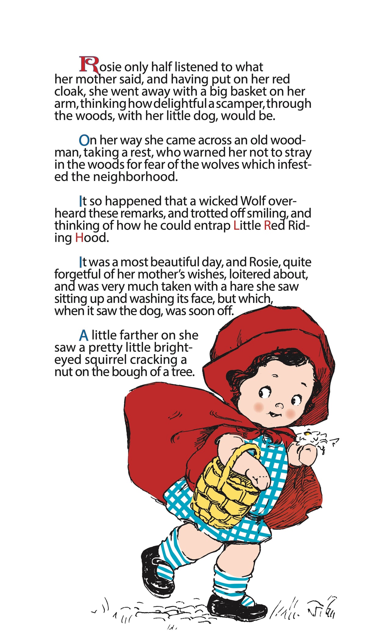 Red Riding Hood- Children's Picture Book-Vintage