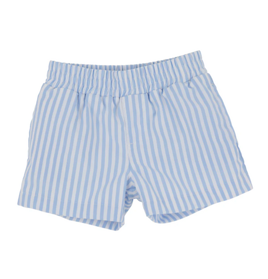 TBBC Sheffield Shorts Beale St Blue Stripe with Grace Bay Green