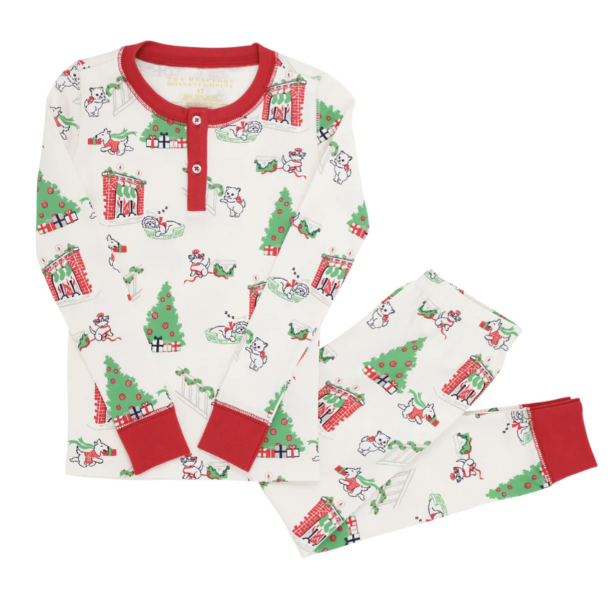 TBBC Sutton's Sweet Dream Set (Unisex) Classic Christmas with Richmond Red