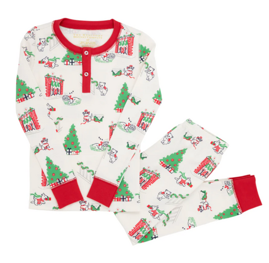 TBBC Sutton's Sweet Dream Set (Unisex) Classic Christmas with Richmond Red