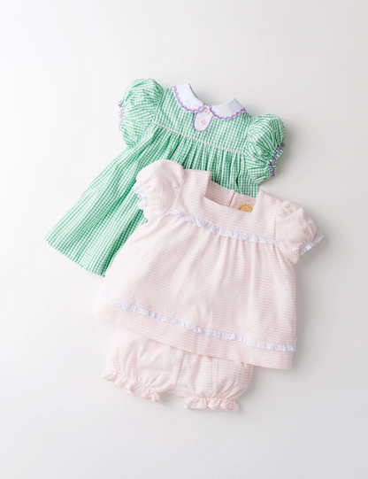 TBBC Flossy Frock Set Darien Dot (Textured Knit)