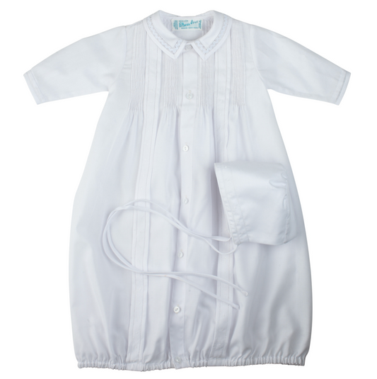 Feltman Brothers White Boys Dot Take Me Home Gown & Hat
