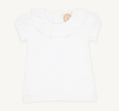 TBBC Ramona Ruffle Collar Shirt/Onesie WA White