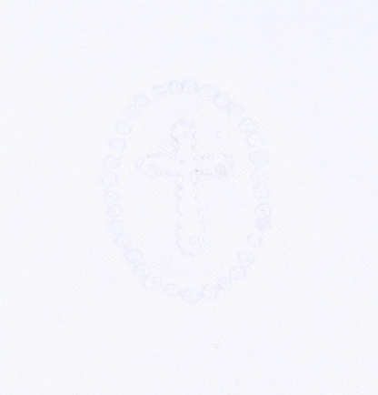 MB Blessed Emb Bib (Pink, Blue, or White)